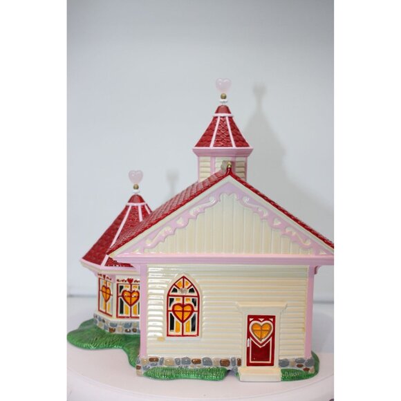 Dept 56 Snow Village - Chapel of Love, Set of 2 - Picture 4 of 8